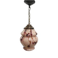 Art Deco hanging lamp with...