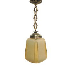 Art Deco hanging lamp on...