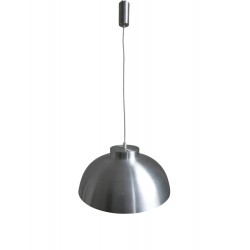 Vintage hanglamp met aluminium kap, jaren 70