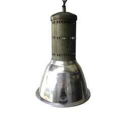 Large industrial pendant lamp, 1950s