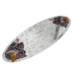 Oval Art Deco mirror