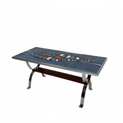 Tegeltafel met 21 tegels,...