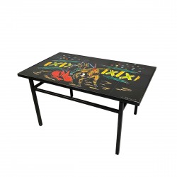 Vintage tile table with a...