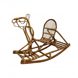 Vintage bamboo rocking...