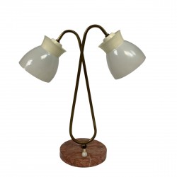 Table lamp with 2 plastic...