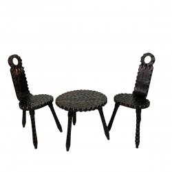 Set of 2 Spanish Brutalist...