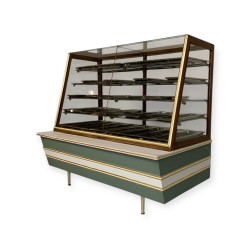 Baker's display case,...