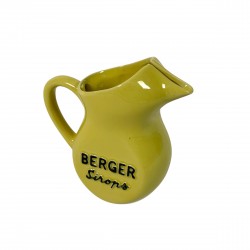 Yellow Berger water carafe, 1950s