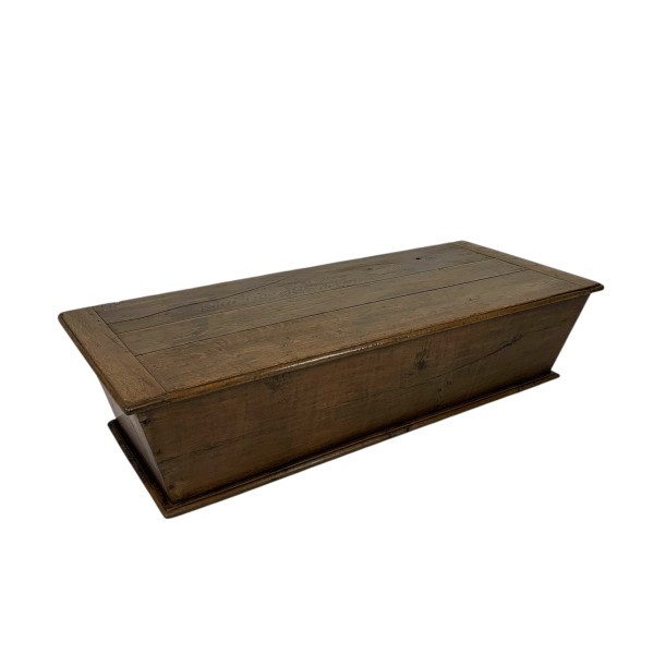 Old oak chest, trough, blanket chest 19th century