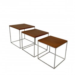 Set of 3 side tables, mimi set, 1960s