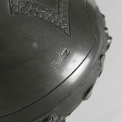 Tinnen Art Nouveau vaas gesigneerd Pechez, begin 20e eeuw gesigneerd