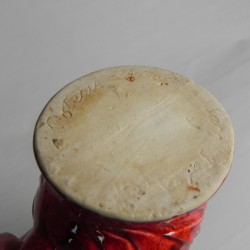 Carafe in the shape of a rooster, ceramic Sars Poteries, 1950s bottom signed