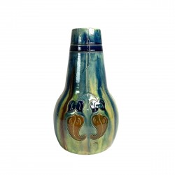 Flemish Art Deco vase with floral motifs, 1920s