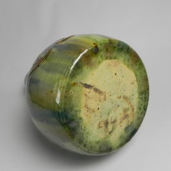 Vlaamse Art Deco vaas met florale motieven, jaren 20 onderkant