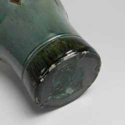 Flemish Art Deco vase with motifs of acorns and oak leaves, 1920s bottom