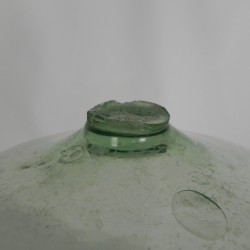 Antique French melon bell jar, cloche de jardin top