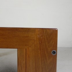 Vintage Italiaanse salontafel, model 771 van Afra en Tobia Scarpa voor Cassina, jaren 60 detail